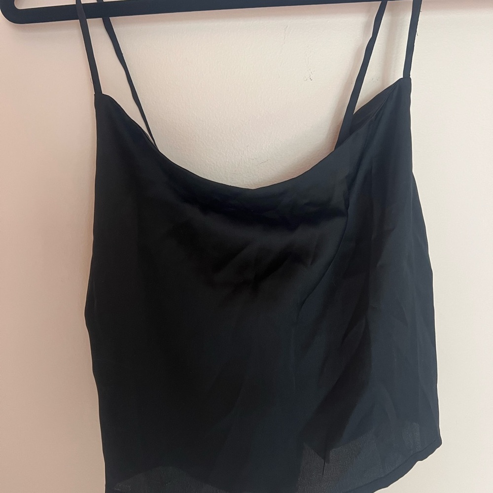 Elegant Black Women's crop top